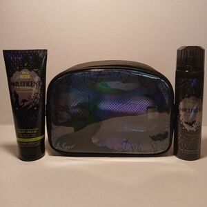 (New) Disney Villains Cosmetic Bag & Maleficent Fragrance Set